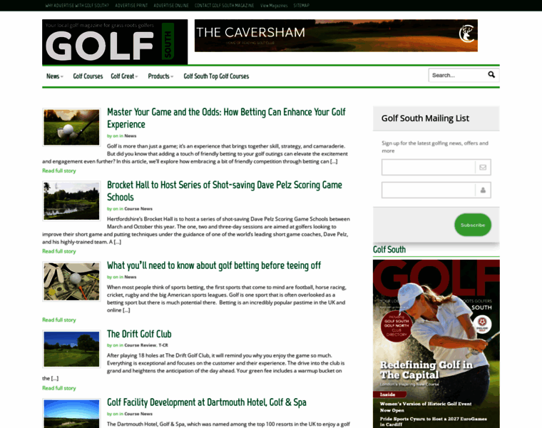 Golfsouth.co.uk thumbnail