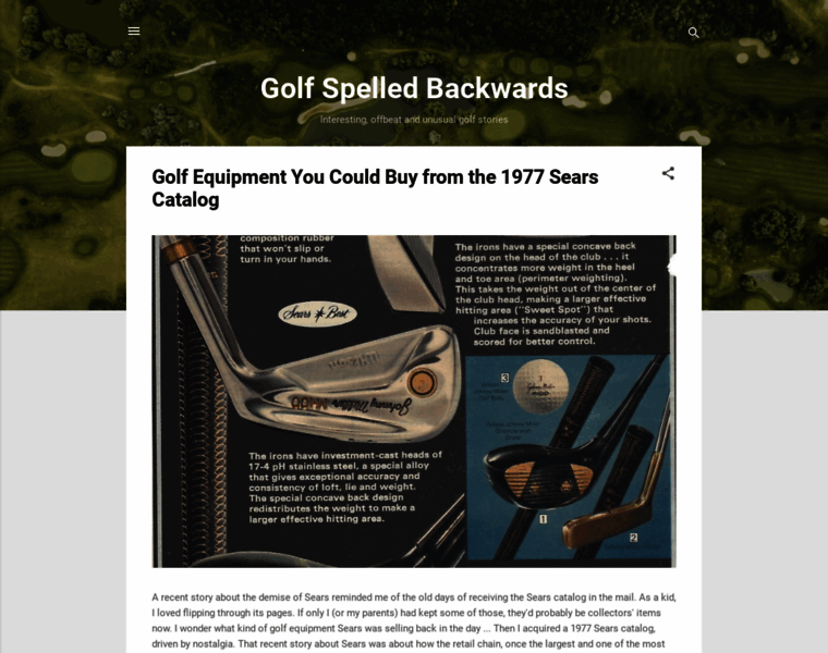 Golfspelledbackwards.com thumbnail