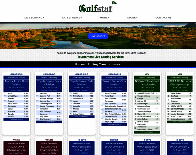 Golfstat.com thumbnail