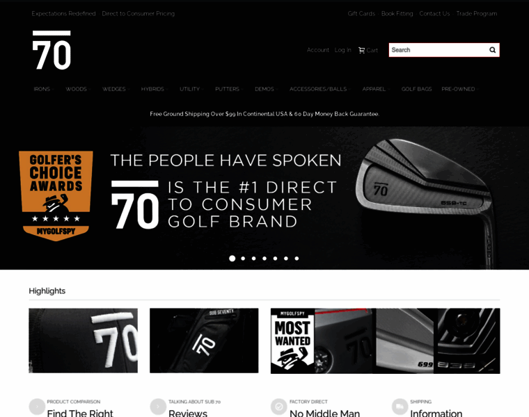 Golfsub70.com thumbnail