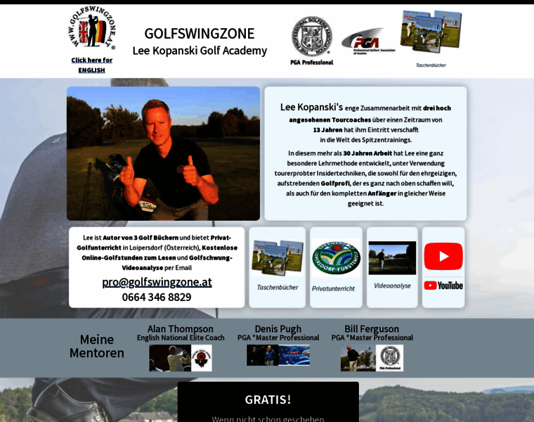 Golfswingzone.at thumbnail