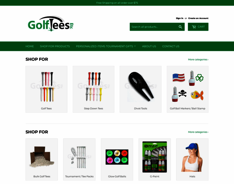 Golfteesetc.com thumbnail