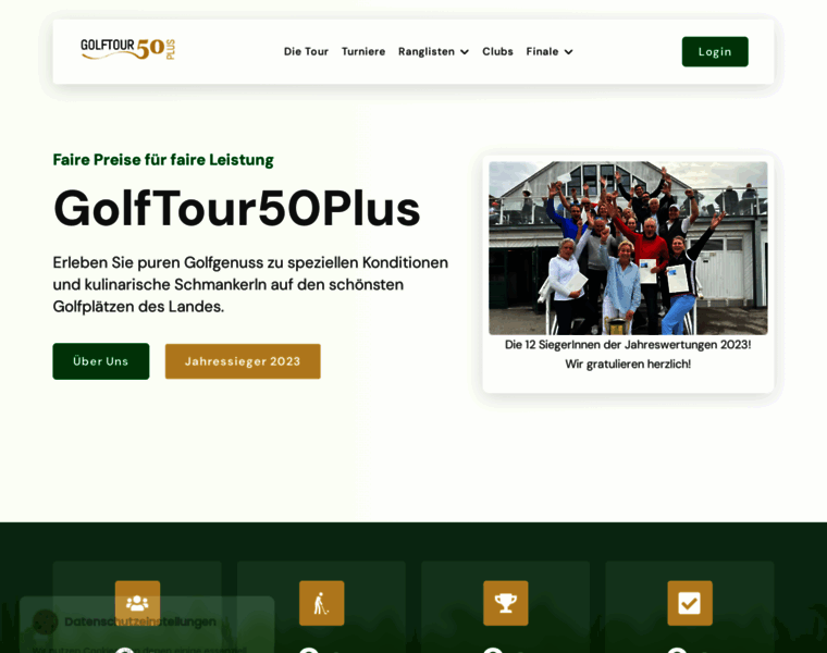 Golftour50plus.at thumbnail