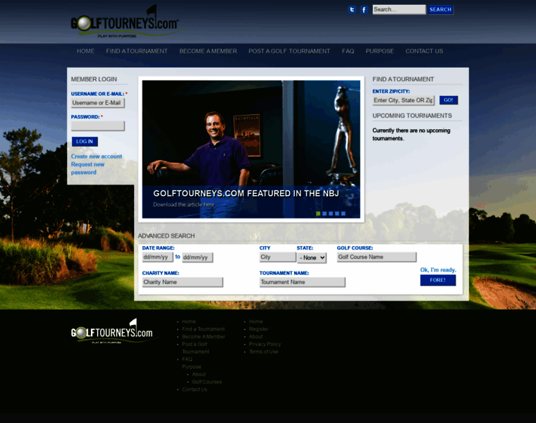 Golftourneys.com thumbnail