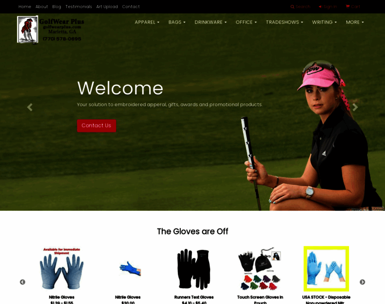 Golfwearplus.com thumbnail