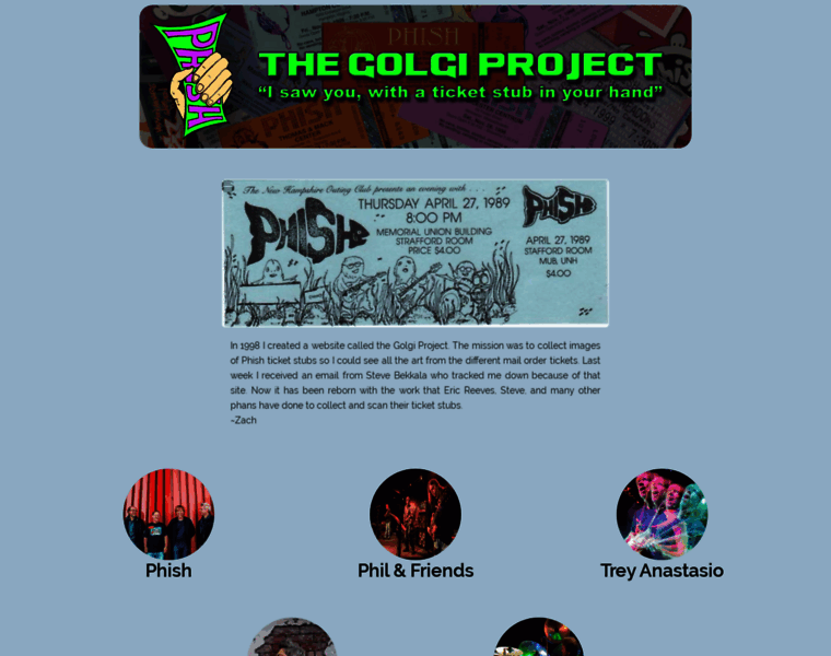 Golgiproject.com thumbnail