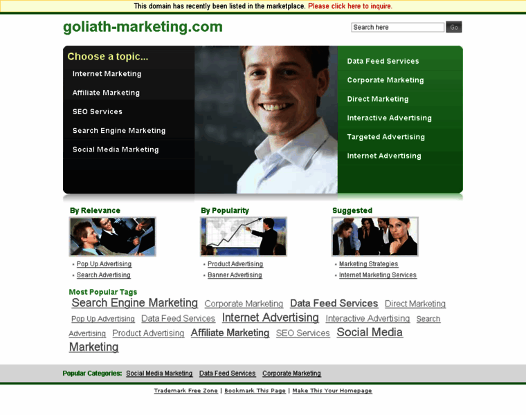 Goliath-marketing.com thumbnail