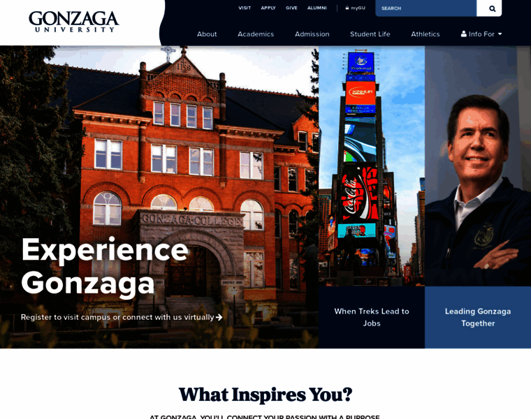 Gonzaga.edu thumbnail Gonzaga.edu thumbnail