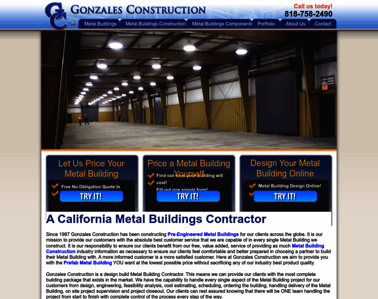 Gonzalesconstruction.com thumbnail