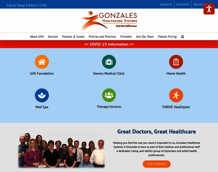 Gonzaleshealthcare.com thumbnail