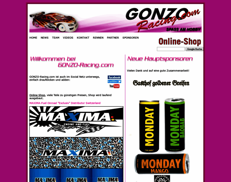 Gonzo-racing.com thumbnail