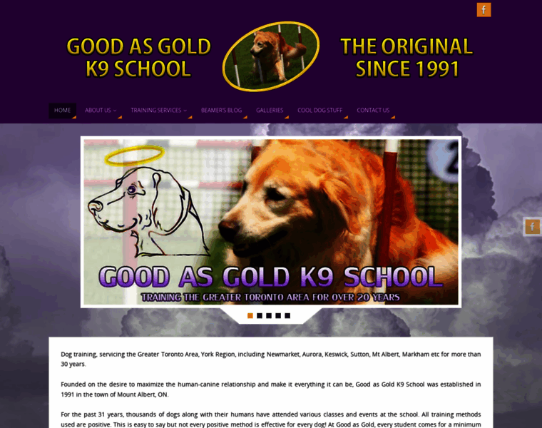 Goodasgoldk9school.com thumbnail