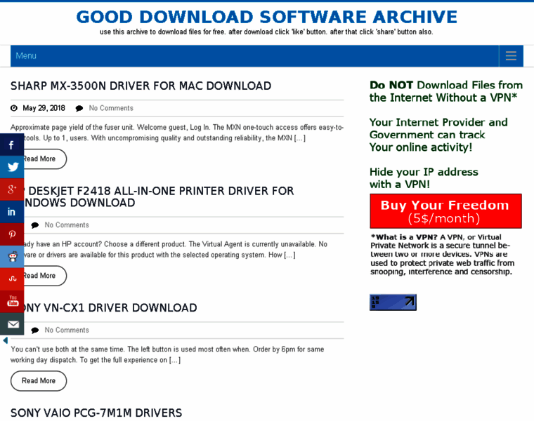 Gooddownloadsoftwarearchive.us thumbnail