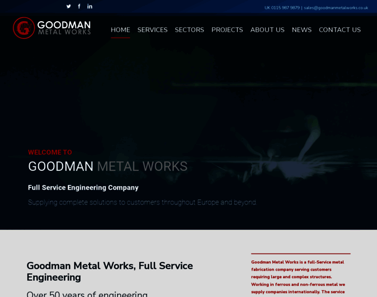Goodmanmetalworks.co.uk thumbnail