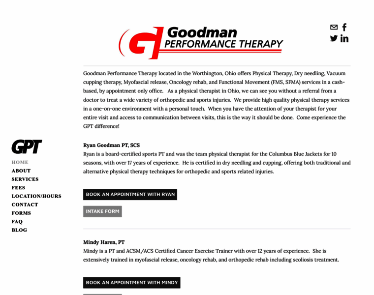 Goodmanperformancetherapy.com thumbnail
