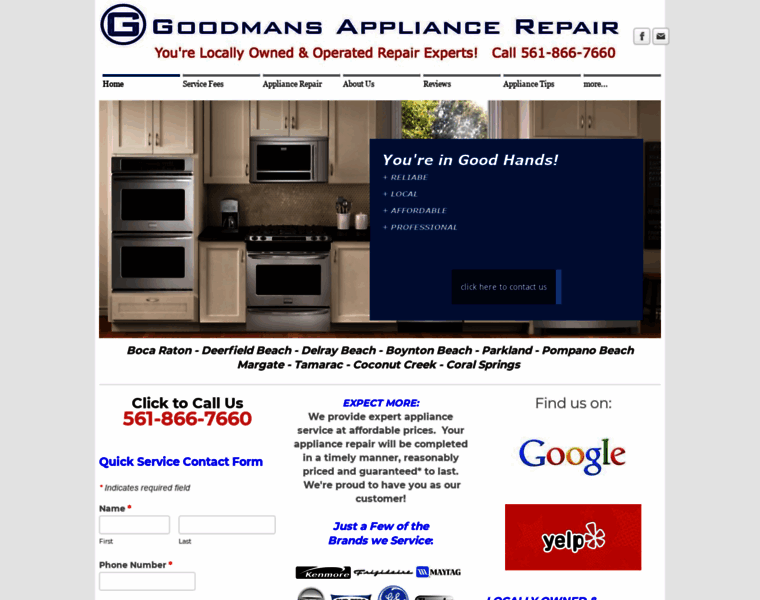 Goodmansappliance.net thumbnail