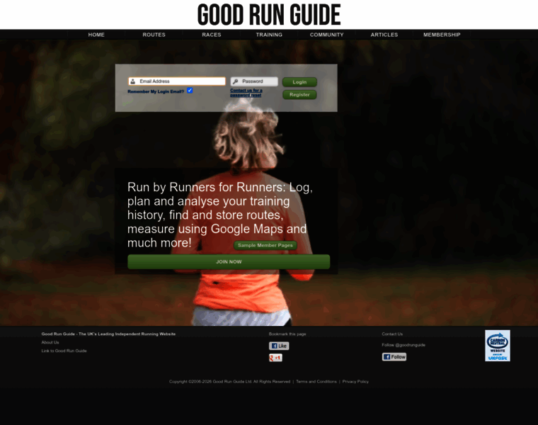 goodrunguide.co.uk at WI. Good Run Guide - the UK's independent running ...