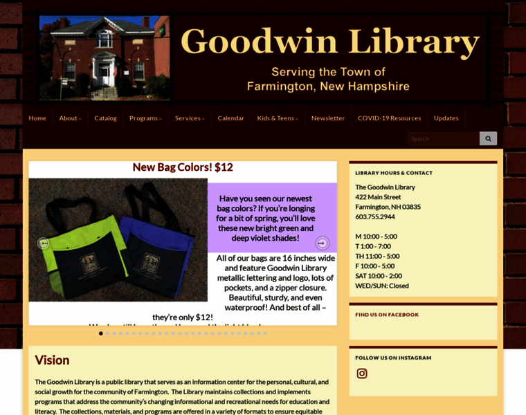 Goodwinlibrary.org thumbnail