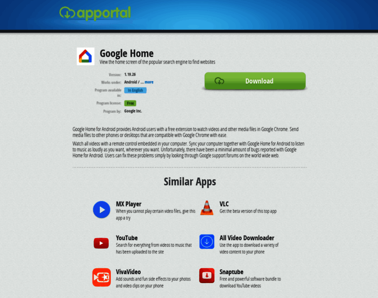 Google-home.apportal.co thumbnail