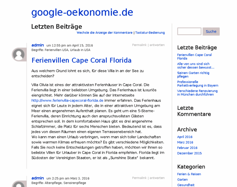 Google-oekonomie.de thumbnail