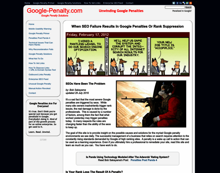 Google-penalty.com thumbnail