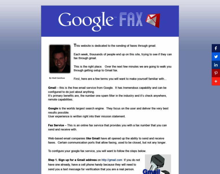 Googlefaxservice.com thumbnail