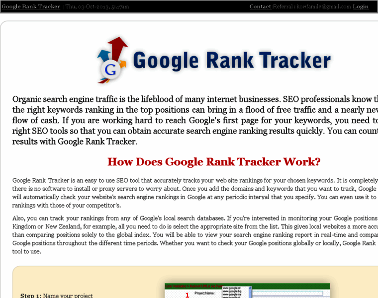Googleranktracker.com thumbnail