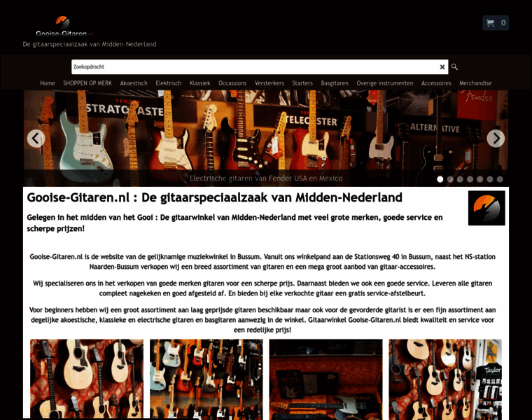 Gooise-gitaren.nl thumbnail