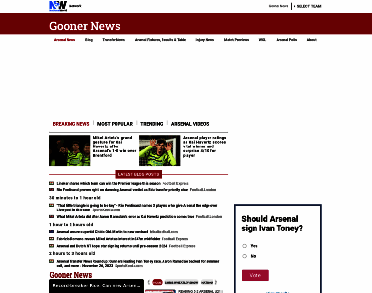 Goonernews.com thumbnail
