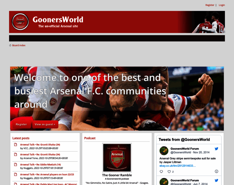 Goonersworld.co.uk thumbnail Goonersworld.co.uk thumbnail