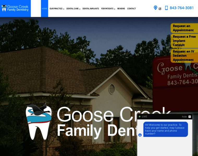 Goosecreekfamilydentistry.com thumbnail
