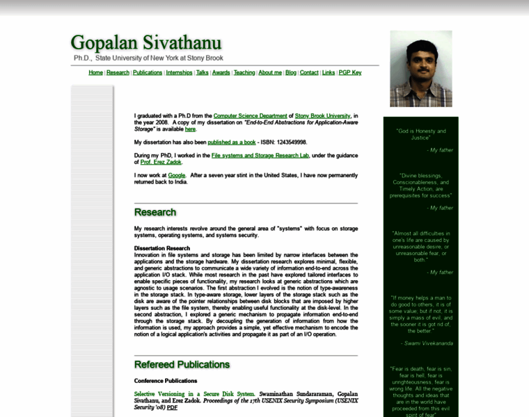 Gopalan.net thumbnail