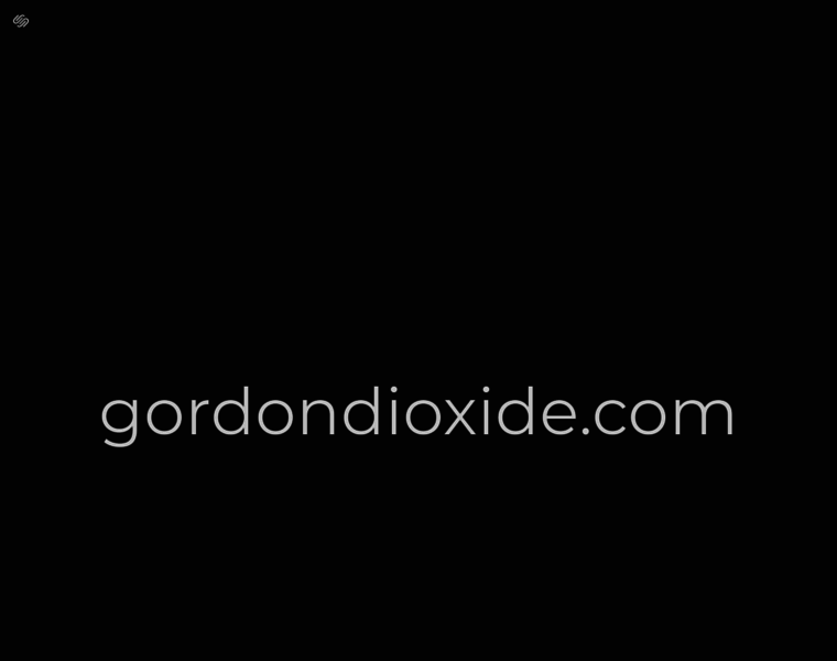 Gordondioxide.com thumbnail