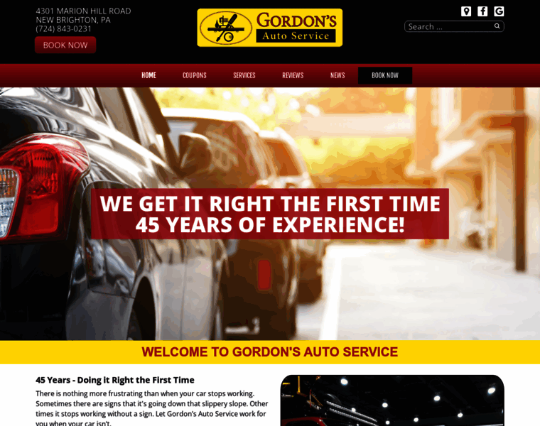 Gordonsautoservice.com thumbnail