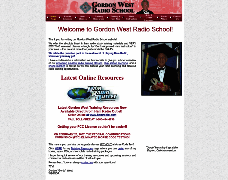 Gordonwestradioschool.com thumbnail