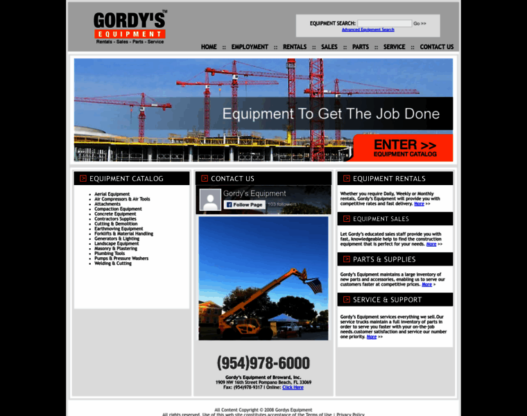 Gordysequipment.com thumbnail