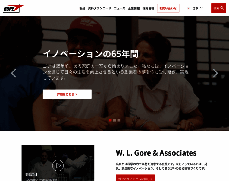 Gore.co.jp thumbnail