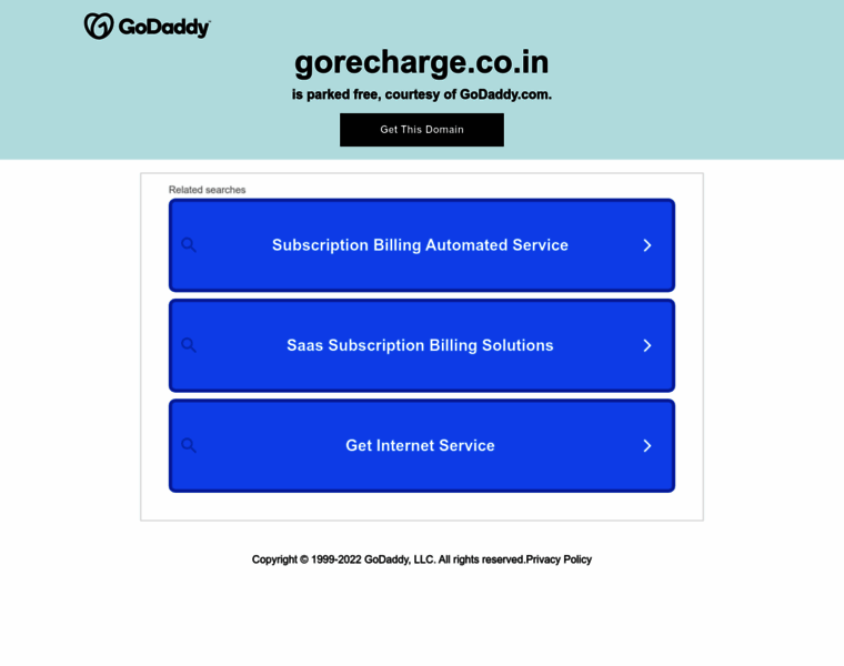 Gorecharge.co.in thumbnail