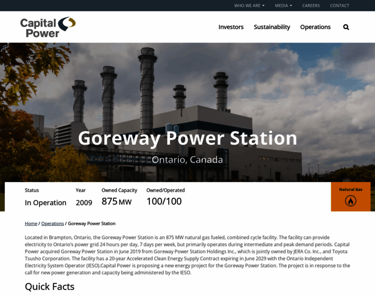 Gorewaypowerstation.com thumbnail