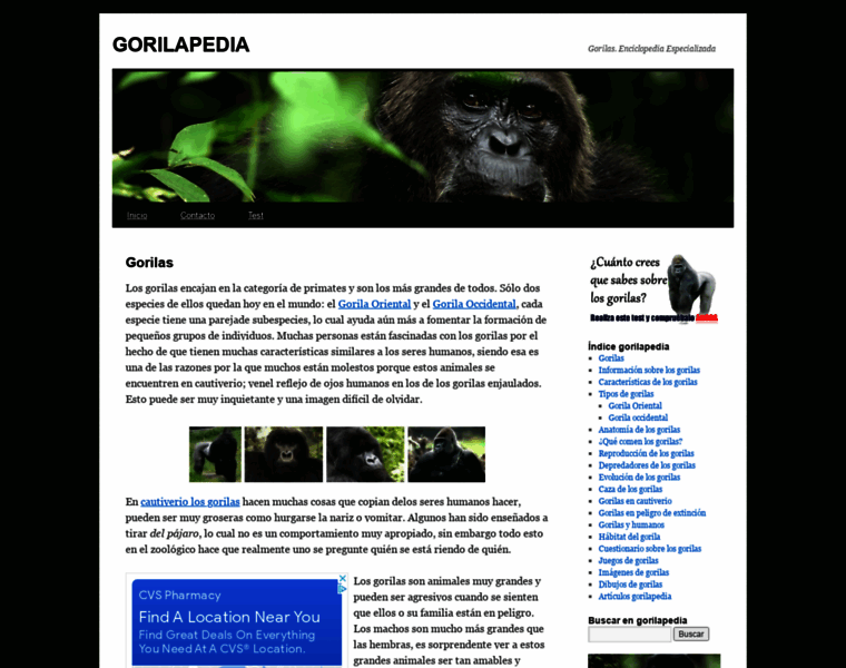 Gorilapedia.com thumbnail