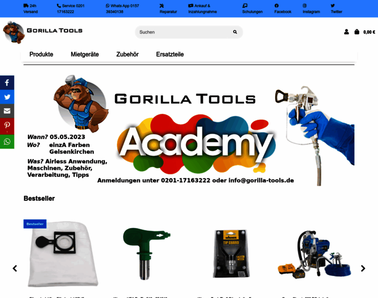 Gorilla-tools.de thumbnail
