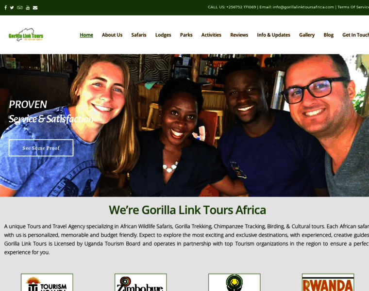 Gorillalinktoursafrica.com thumbnail