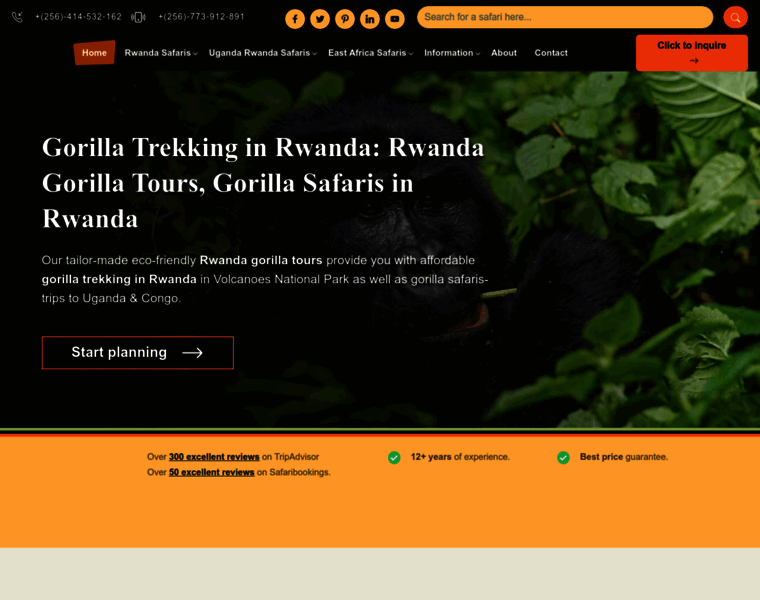 Gorillasafarirwanda.net thumbnail