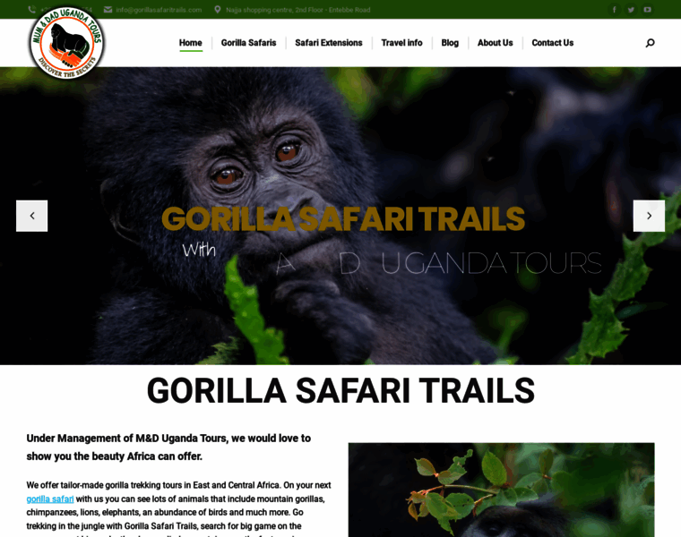 Gorillasafaritrails.com thumbnail