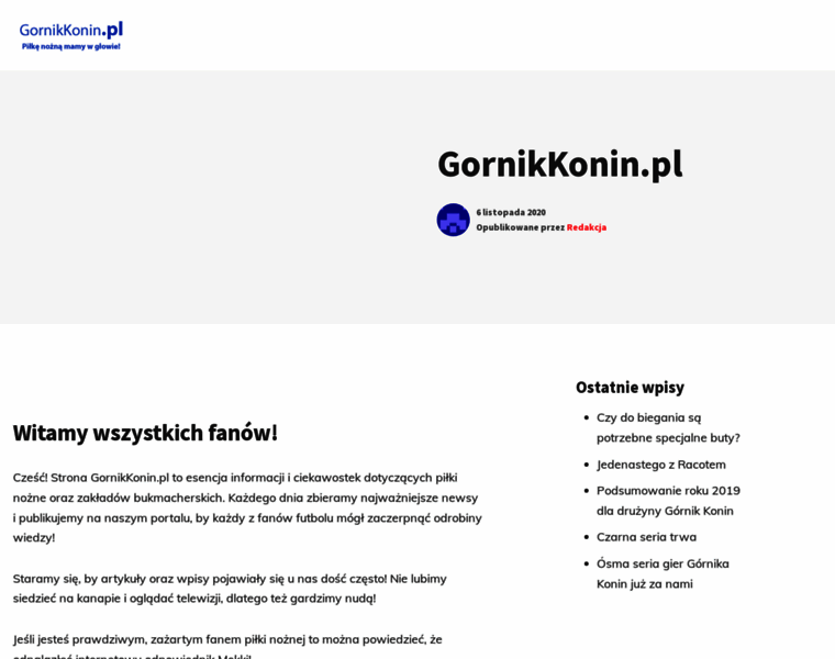 Gornikkonin.pl thumbnail