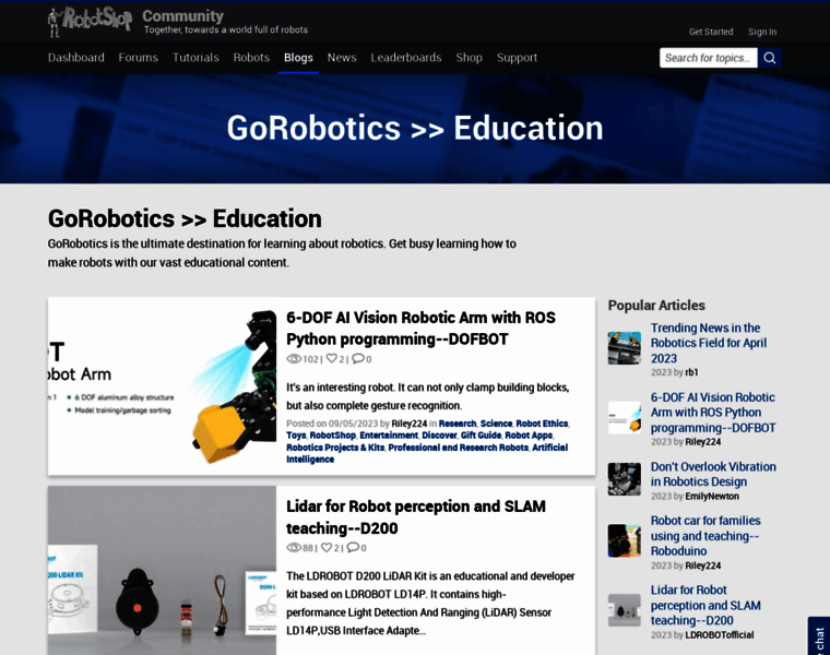 Gorobotics.net thumbnail