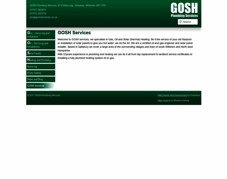 Goshservices.co.uk thumbnail