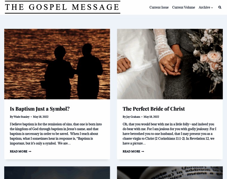 Gospelmessage.net thumbnail
