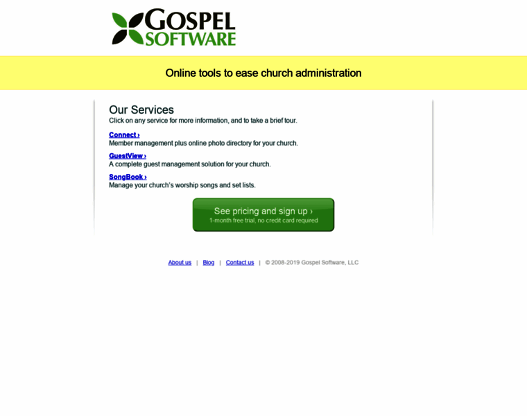 Gospelsoftware.com thumbnail
