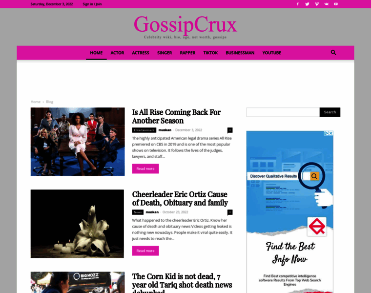 Gossipcrux.com thumbnail
